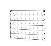 MagiDeal Thread Holder Wall Mounted Sewing Thread Organizer Shelf Metal Embroidery Thread Rack Spool Stand for Braid Knitting Jewelry, Black