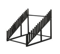 MagiDeal Tile Display Stand Display Rack Holder Organizer with 16 Slot Layout and Secure Base Samples Suitable for Showroom Retail fair, 52cm Width 16 Slots