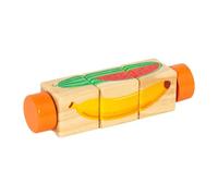MagiDeal Toy Puzzle Game Hand Eye Coordination Develop Strategic Thinking Focus Improvement Learning Rotating Twist Block, Orange