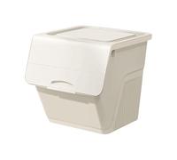 MagiDeal Toy Storage Box Stuffed Animal Organizer Home Decor 56L Multifunctional Large Capacity Kids Storage Bin for Kids Room Nursery, Beige