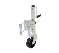 MagiDeal Trailer Jack Support Swivel Jack Folding Jack With Swivel And Guide Wheel For Raising Lowering And Parking Tasks Suitable for utility trailers boat ramps storage yards home garages