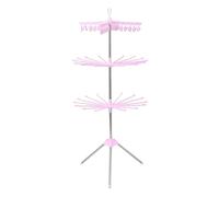 MagiDeal Tripod Clothes Drying Rack with Towels Garment stand Rotatable Foldable Laundry Drying Rack 3 Tier for Towel Linens
