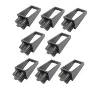 MagiDeal Truck Cargo Anchor Stop Block Bed Organizer Locking Foot Construction Low Profile Space Saving Secure Position Suitable for delivery Contractors Road Trips, Black, 8 Pieces