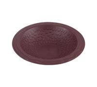 MagiDeal Turtle Bathing Pool, Tortoise Water Dish,Turtle Bath Decorations,Tortoise Water Bath Bowl for Pet Supplies Turtle Gecko Frogs, Brownish Red
