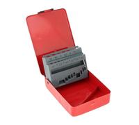 MagiDeal Twist Drill Bit Case Storage Case Accessory Empty Conveneint Sturdy Metal Drill Bit Index Box Drill Bit Dispenser Organizer, 19 Slots