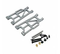 MagiDeal Vehicle Arm Rear Lower Control Arms Links Upgrade Metal 6061 Aluminum Anodized suitable for 1/10 Meijiaxin, Titanium Silver