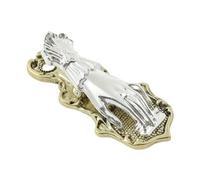 MagiDeal Vintage Lady Hand Shaped Book Clip Binder Clip Notebook Accessories Metal Page Holder Paper Clamp for Journaling, Bronze Silver