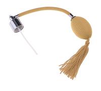 MagiDeal Vintage Refillable Perfume Bottle Tube with Spray Bulb 18mm Gift for your Yellow