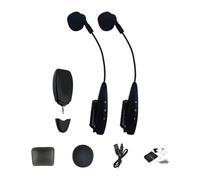MagiDeal Violin Microphone, Plug and Play Microphone Pickup, Clip on Music Instrument Mic, Gooseneck Pickup for Ukulele Violinist, Double Microphone
