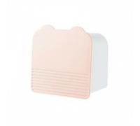 MagiDeal Wall Storage Case Wall Organizer Storage Box Napkin Holder Tissue Dispenser With Divider Inserts And Sealed Cover Polystyrene Design suitable for kitchen wall home office study area , Pink