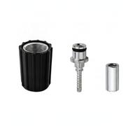 MagiDeal Washer Hose Fitting Pressure Washer Connector Adapter Coupling with M22 x 1.5 Internal Thread Ribbed Body and Sealing Rings Suitable for Vehicle, M22 Core 15mm