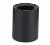 MagiDeal Waste Container Simple Trash Can Wastebasket Bin With Double Layer PP Shell And Open Top For Clean Bag Concealment Suitable for living room bedroom washroom, Black, 12L