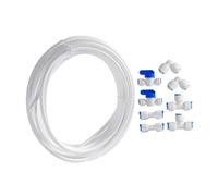 MagiDeal Water Tubing Fittings with 1/4 Outlet Ice Maker Easy Installation PE Pure Water Machine Multipurpose Fridge Connector, Style B