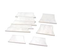 MagiDeal White Mother of Guitar Block Fingerboard Fretboard Markers Inlay Material Set 1.5mm/0.05'' Thickness