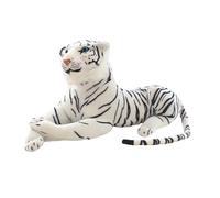 MagiDeal White Tiger Realistic Stuffed Animal Creative Soft for Adventures Decoration Toy for Living Room Couch Bedroom, 50cm