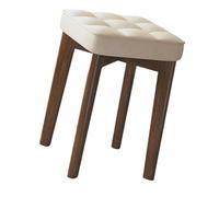 MagiDeal Wood Bar Stool Chair Decor Versatile Multifunctional Furniture with Square Seat for Studio Apartment Bedroom Farmhouse Indoor