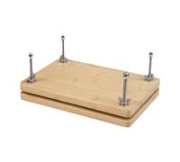 MagiDeal Wooden Book Press Tools for Bookbinding and Document Clamping, 2 Layers