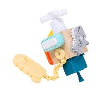 MagiDeal Wooden Busy Board Activity Center Multifunctional Educational Sensory Toy Learning Toy for Kids Children Boys Girls Gift