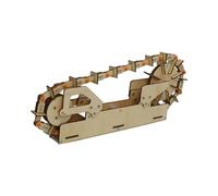 MagiDeal Wooden Waterwheel Model Steam Educational Equipment for School Lab Kids