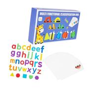 MagiDeal Word Spelling Game Spelling Learning Sorting Alphabet Matching Blocks Educational Toy for Classroom Preschool Boys