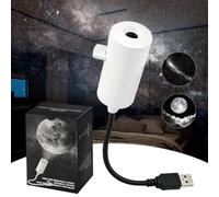magimagi Galaxy Projector Night Light, 2-in-1 Holographic Star 5d Projector, Plug and Play with 2 Projection Films, 360° USB Galaxy & Moon Projectors Light for Bedroom Car Roof