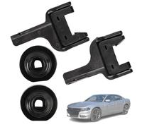 Magimaker 4PCS Upper & Lower Radiator Support Bracket Isolator Compatible with Chrysler 300, Dodge Challenger Charger Magnum 2005-2021 Replace 4596474AD 68017994AA (Upper & Lower Radiator Insulator)