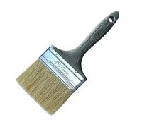 Magimate Bristle Paint Brush - Large Double Chip Brush for Emulsion, Plaster, Gesso, Primer Application - Stain Brush for Painting Walls, Masonry and House Touch Ups - 4 Inch Wide