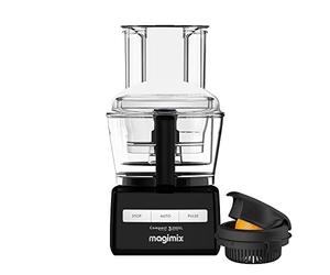 Magimix 3200XL Premium Food Processor With Citrus Press - 2.6L BPA-Free Bowl, Professional Quality Ultra-Sharp Blades, Quiet Energy Efficient 650W Motor With 30 Year Guarantee - Black