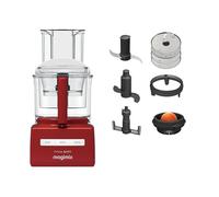 magimix Food processor - 5200XL - Ultra-Sharp Blades, Red | 3 Bowls included + accessories, Multifunctional 8-in-1, 1100W motor, 30Y guarantee, QUIET MARK approved