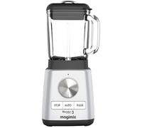 MAGIMIX Power 3 Blender - Matt Chrome, Black,Silver/Grey