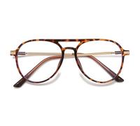 MAGIMODAC Large Reading Glasses Oversized Stylish Anti Blue Light Blocking Readers Glasses Frames Eyeglasses Eyewear for Ladies Men Women Tortoiseshell 2.00