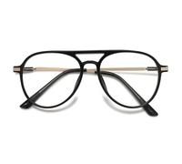 MAGIMODAC Large Reading Glasses Oversized Stylish Anti Blue Light Blocking Readers Glasses Frames Eyeglasses Eyewear for Ladies Men Women Light Black 3.50