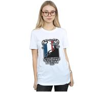 Magiques De La France Cotton Boyfriend T-Shirt FANTASTIC BEASTS White L