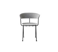 Magis Officina Dining Chair Anthracite/Square Divina Light Grey