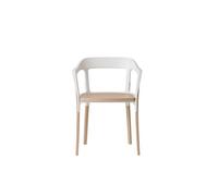 Magis Steelwood Dining Chair Natural/ White