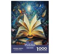 Magische Bücher Puzzles 1000 Teile Schwer Puzzle Spielzeug Pädagogisches Spiel Impossible Herausforderungsspielzeug Für Erwachsene Und Kinder Ab 14 Jahren 70x50cm/1000pcs