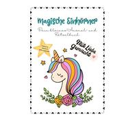 Magische Einhörner: Dein kleines Mal-und Rätselbuch
