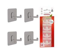 Magische Haken Original Adhesive Hooks Extra Strong Transparent Self-Adhesive & Reusable - Wall Hooks V Hooks Suitable for Outdoor Use