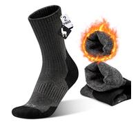 MAGISDU Alpaca Ski Crew Socks for Men Women 2 Pairs Thermal Compression Hiking Wool Boot Socks Thick Warm Winter Walking Running Anti Blister Size 3-15
