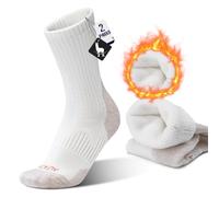 MAGISDU Alpaca Ski Crew Socks for Men Women 2 Pairs Thermal Compression Hiking Wool Boot Socks Thick Warm Winter Walking Running Anti Blister Size 3-15