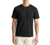 MAGISDU Merino Wool T Shirt Mens Base Layer, Breathable Quick Dry Undershirt, Gym Running Sports Top, Regular Fit Short Sleeve Technical Tshirt for Hiking Walking Black