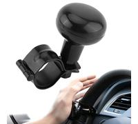 MagiSel Steering Wheel Knob Car Spinner, Non-Slip Silicone, Black, Compatible with All Steering Wheels, for Car, Truck, Boat, Tractor