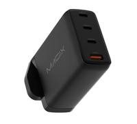 Magix 120W 4-Port Plug, USB C GaN Charger PD Power Delivery, 3x USB-C and 1x USB-A ports, for MacBook Pro/Air, iPad Mini, iPhone 15/14/13/12 Series, Galaxy S23, Pixel 7, Matebook, and More (UK PLUG)