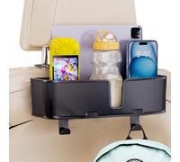 MAGJIEYX Car Headrest Cup Holder for Back Seat Organizer for Multi-Hanging Snack Storage Box with Strong Hooks for Kids and Uber Backseat Passengers Share Rid for Travel Accessories