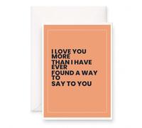 MAGJUCHE Anniversary Card for Husband, Love Beyond Words