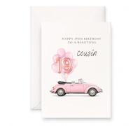 MAGJUCHE Birthday Card for Cousin, 19th Milestone for Women, Inspirational