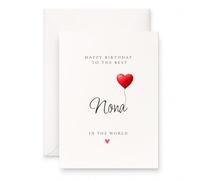 MAGJUCHE birthday card for nona, 5x7 Inch, Envelope Included