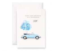 MAGJUCHE Birthday Card for Son, 49th Milestone Inspirational Wish