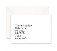 MAGJUCHE Father's Day Card for Dad, Funny Spider Catcher Humor