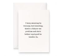 MAGJUCHE Funny Birthday Card for Women, Future-Me Humor